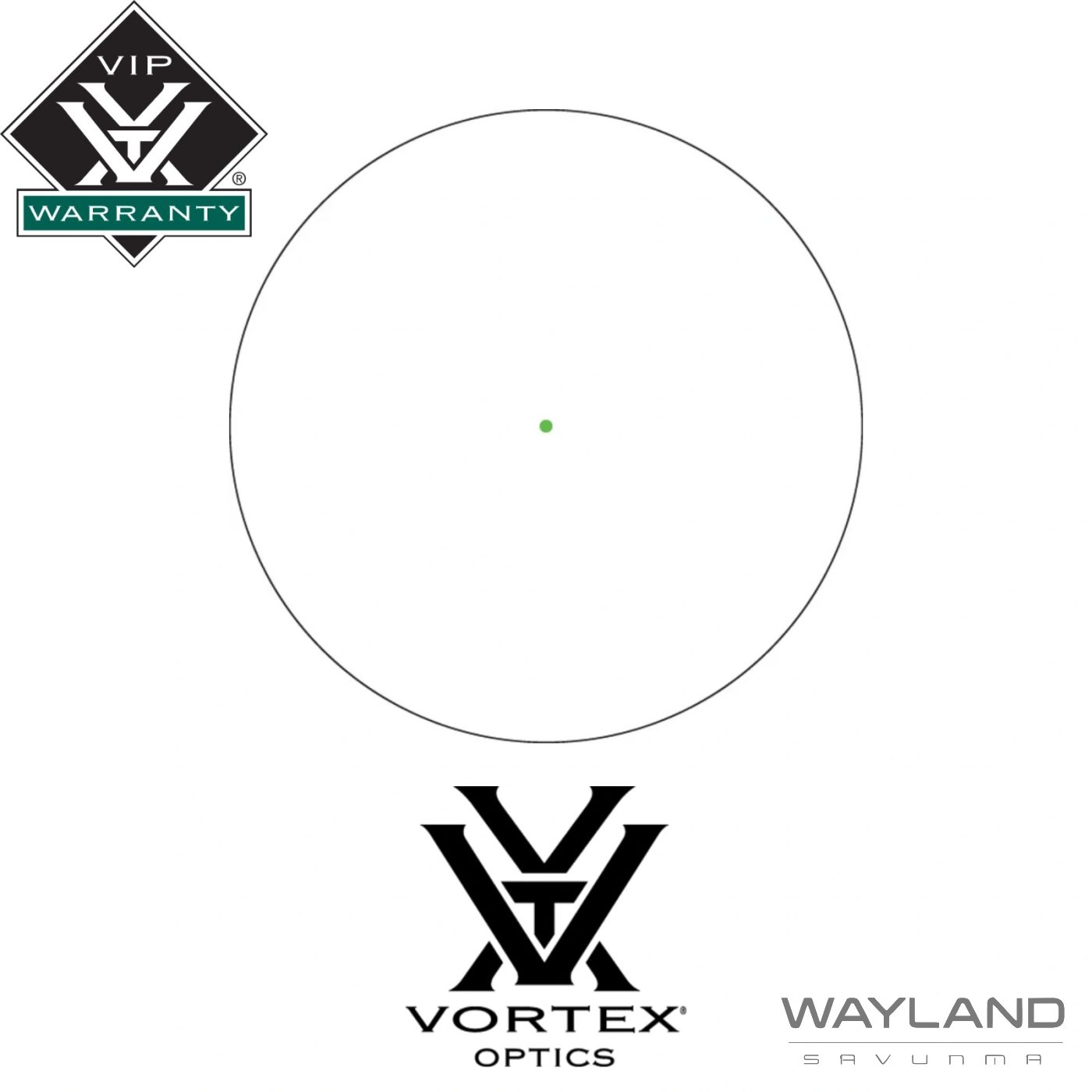 Vortex Crossfire 2 MOA Green Dot | Yeşil Noktalı Hassas Nişangah görseli 5