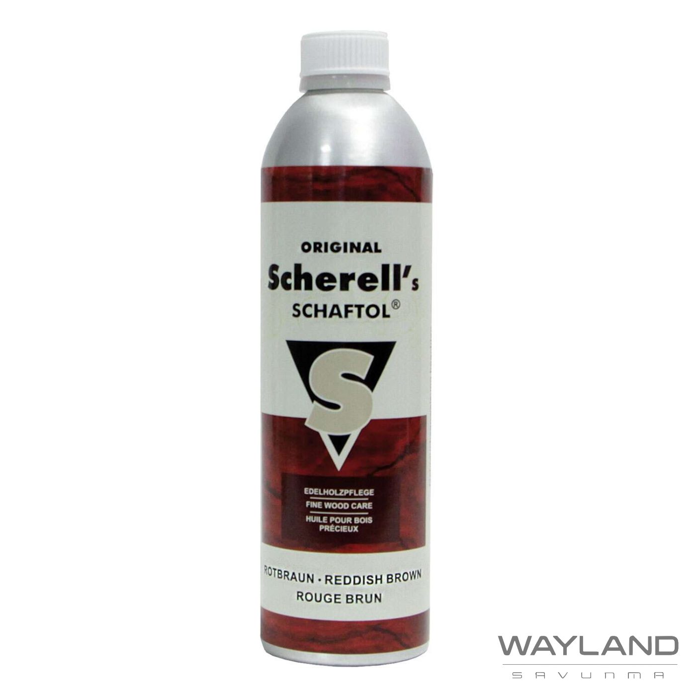 Ballistol Scherell's Şaftöl Reddish Brown 500 ml Kızıl