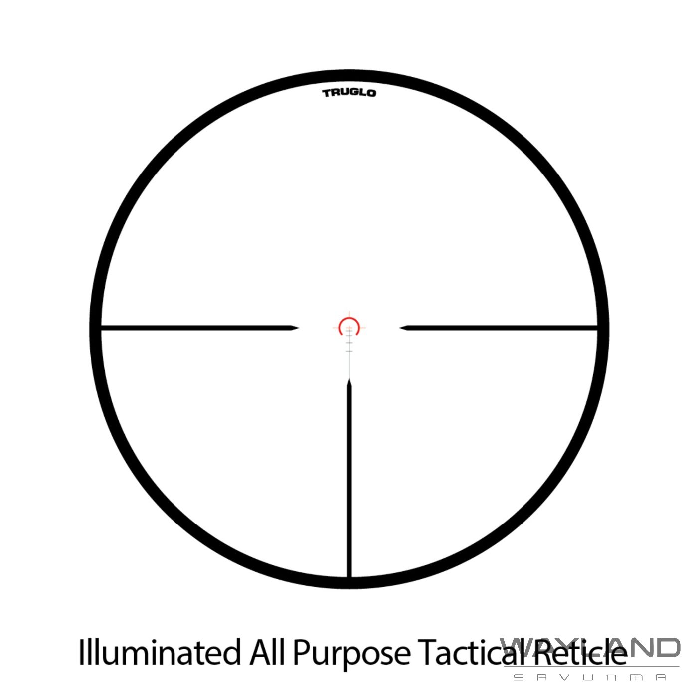 Truglo Omnia 6 Serisi 1-6x24 30mm Tüfek Dürbünü görseli 3