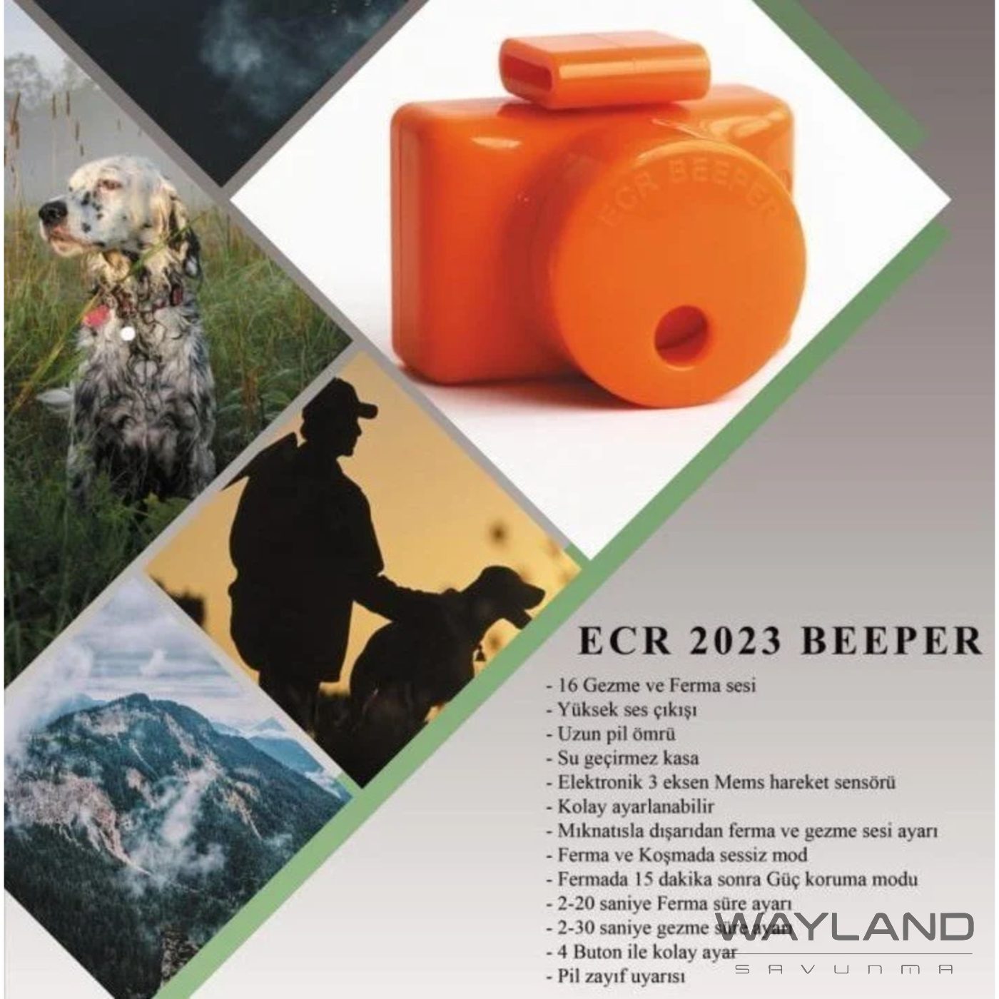 ECR E2023 Beeper Ferma Tasma (Su Geçirmez)