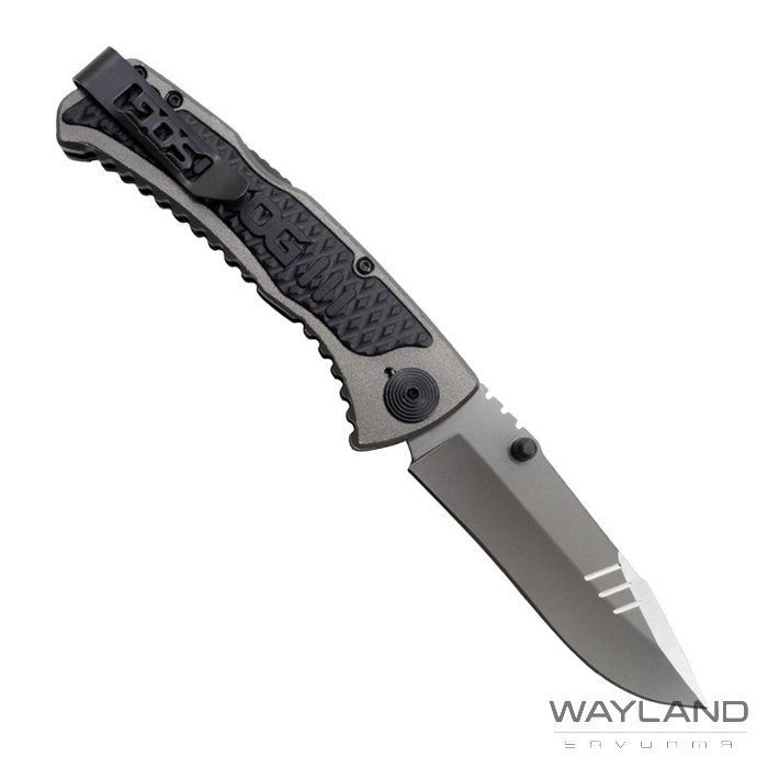 SOG Sideswipe Grey Tini Klipsli Çakı görseli 4