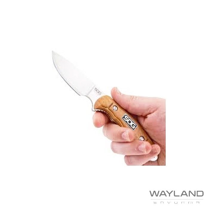 SOG HT012L-CP HuntsPoint Skinning Ahşap Sap Bıçak görseli 5