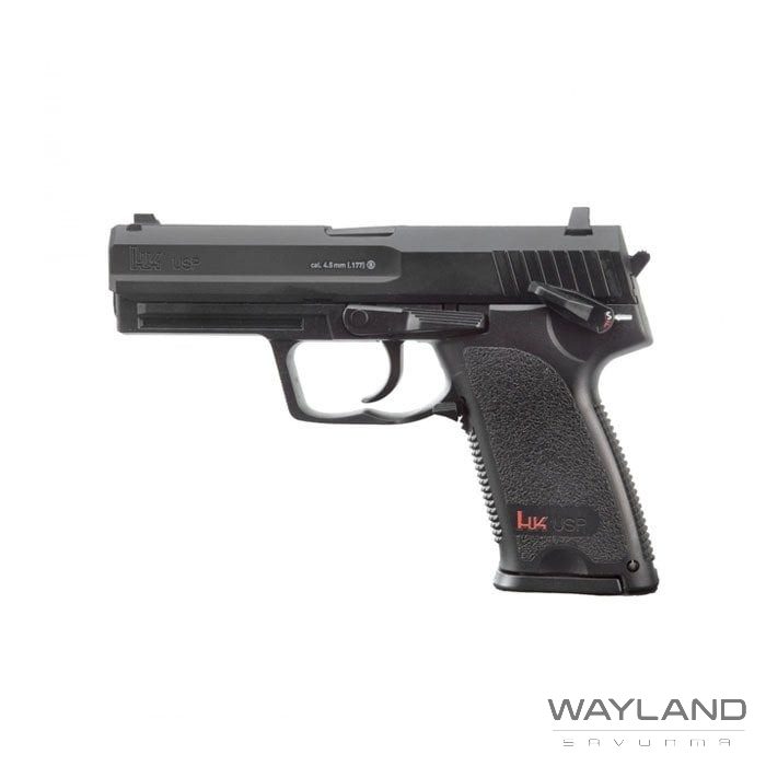 UMAREX Heckler&Koch USP 4,5MM Havalı Tabanca Siyah görseli 3