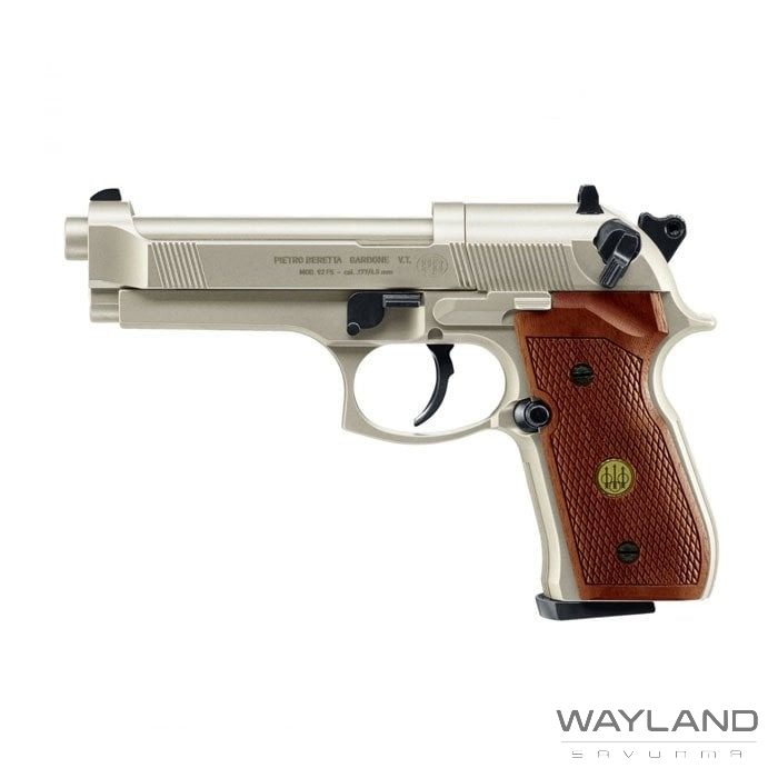 UMAREX Beretta M92 FS 4,5MM Havalı Tabanca A.Nikel görseli 4